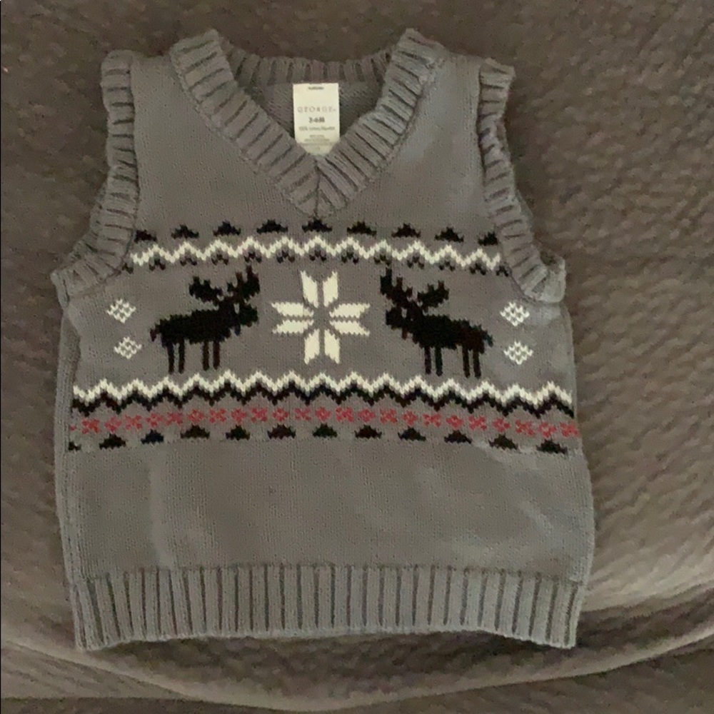 Baby boy sweater vest